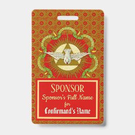 Geschenke des Heiligen Geistes (BK 026) - Sponsor Ausweis