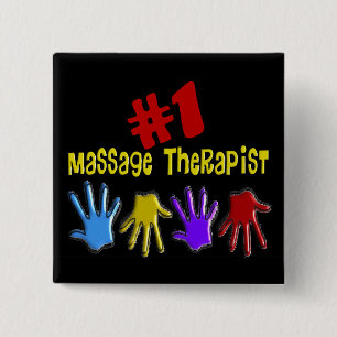 Geschenke des Massage-Therapeut-"#1" Button