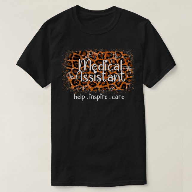 Geschenke des medizinischen Assistenten zertifizie T-Shirt (Design vorne)