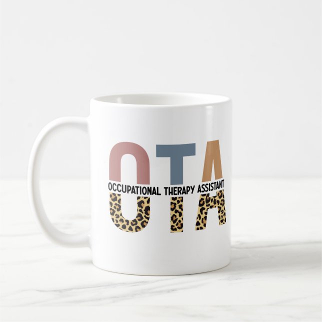 Geschenke des OTA-Assistenten für Arbeitstherapie Kaffeetasse (Links)