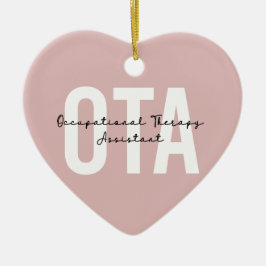 Geschenke des OTA-Assistenten für Arbeitstherapie Keramik Ornament