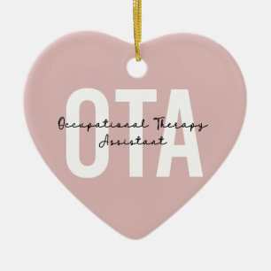 Geschenke des OTA-Assistenten für Arbeitstherapie Keramik Ornament