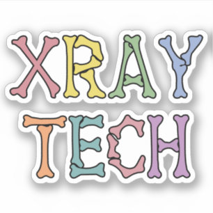 Geschenke des Röntgentechnikers von Xray Tech Aufkleber