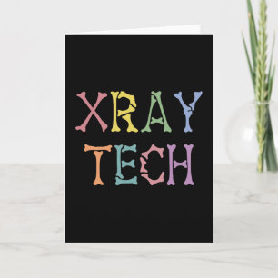 Geschenke des Röntgentechnikers von Xray Tech Karte