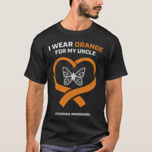Geschenke, die ich Orange für meine Onkel Leukämie T-Shirt
