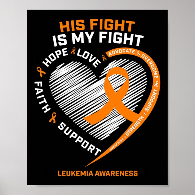 Geschenke Fighter Leukämie Bewusstsein Handschuhe  Poster (Vorne)