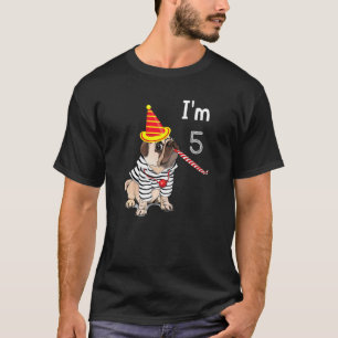 Geschenke für 5-Jährige Ich bin 5 Geburtstag Junge T-Shirt