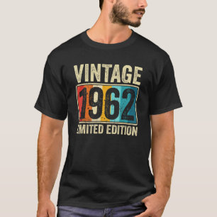 Geschenke für 61-Jährige, geboren 1962, Vintage 19 T-Shirt