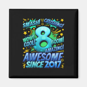 Geschenke für 8-jährige Jungen zum 8. Geburtstag J Magnet