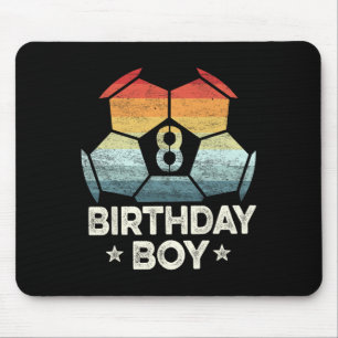 Geschenke für 8-jährigen Fußballspieler zum 8. Geb Mousepad