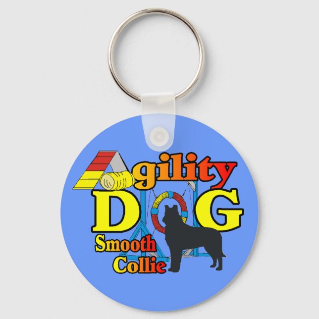Geschenke für Agility-Shirt Schlüsselanhänger (Vorderseite)