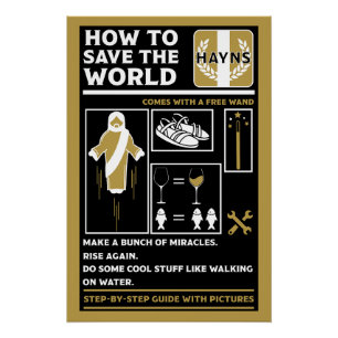 Geschenke für Atheisten Poster