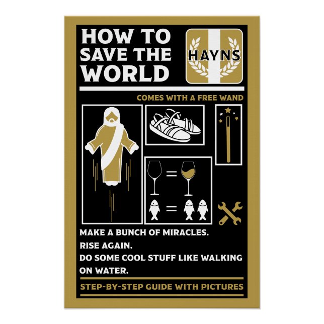 Geschenke für Atheisten Poster (Vorderseite)