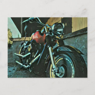 Geschenke für Biker Postkarte