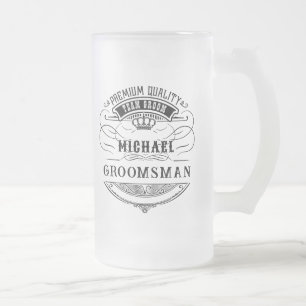 Geschenke für Brautjungfern Mattglas Bierglas