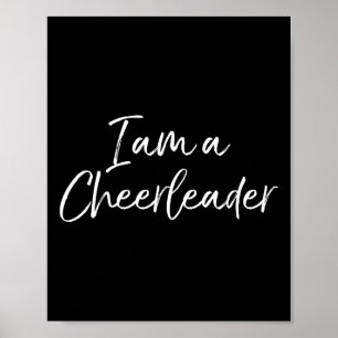 Geschenke für Cheerleader Mädchen 6-8 Süß Ich bin Poster