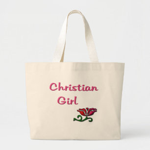 Geschenke für christliche Mädchen Jumbo Stoffbeutel