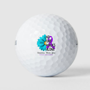 Geschenke für das zarte Krebsbewusstsein Monat Ban Golfball