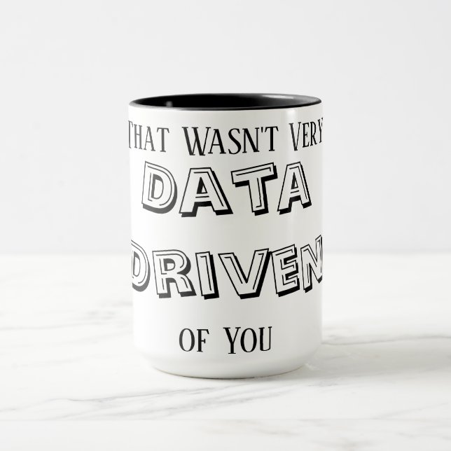 Geschenke für Datenanalysten, Tasse für Datenwisse (Zentrum)