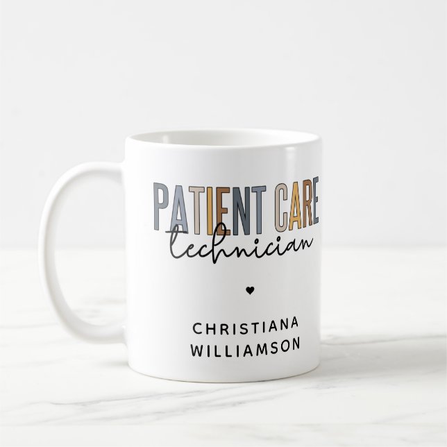 Geschenke für den benutzerdefinierten Patientenbet Kaffeetasse (Links)