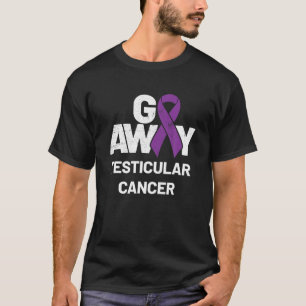 Geschenke für den lila Monat   Mens Hodenkrebs T-Shirt