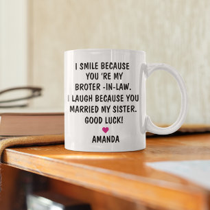 Geschenke für den neuen Schwager Schwager-Gesche Kaffeetasse