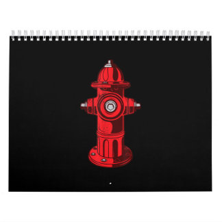 Geschenke für den roten grafischen Brandschutz Kalender