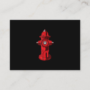 Geschenke für den roten grafischen Brandschutz Visitenkarte