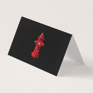 Geschenke für den roten grafischen Brandschutz Visitenkarten