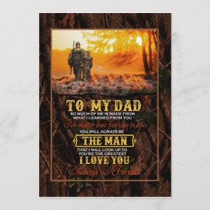 Geschenke für den Vater   Brief an meinen Vater, d Einladung