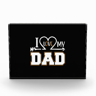 Geschenke für den Vater   Ich liebe meinen Vater Fotoblock