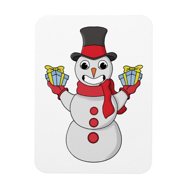 Geschenke für dich von Snowman Magnet (Vertikal)