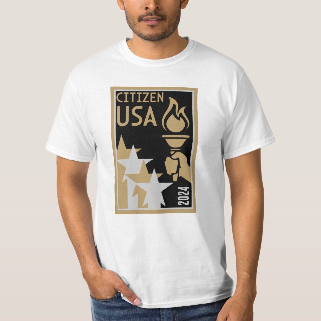Geschenke für die amerikanische Staatsbürgerschaft T-Shirt (Vorderseite)