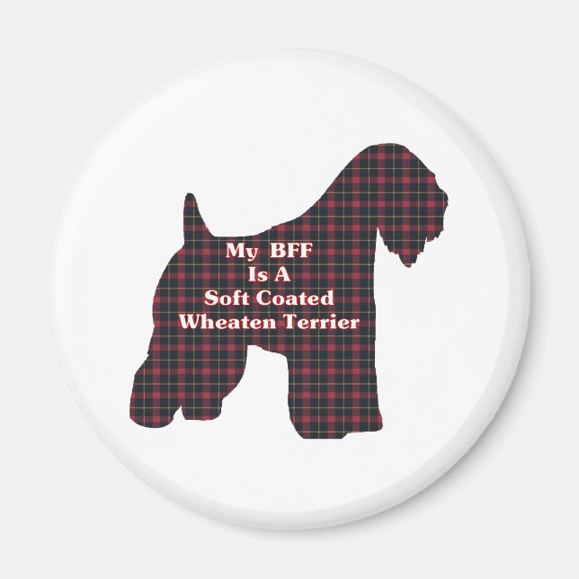 Geschenke für die BESTE FREUNDIN von weichgedeckte Magnet (Vorne)