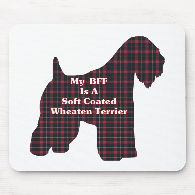 Geschenke für die BESTE FREUNDIN von weichgedeckte Mousepad (Vorne)