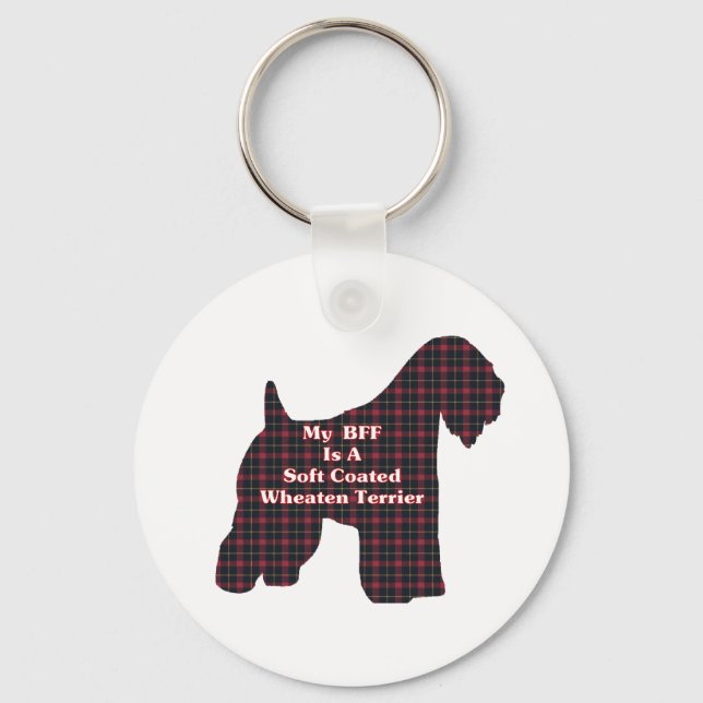 Geschenke für die BESTE FREUNDIN von weichgedeckte Schlüsselanhänger (Vorderseite)