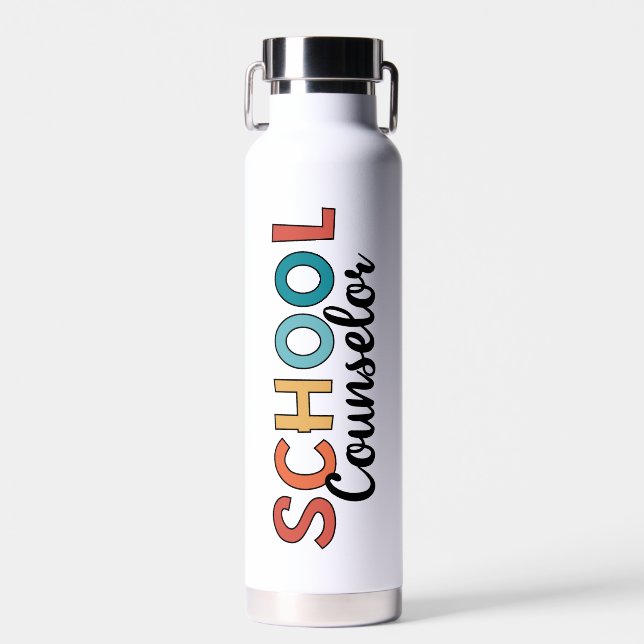 Geschenke für die Bewertung von Schulberatern Trinkflasche (Vorne)