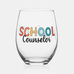 Geschenke für die Bewertung von Schulberatern Weinglas Ohne Stiel