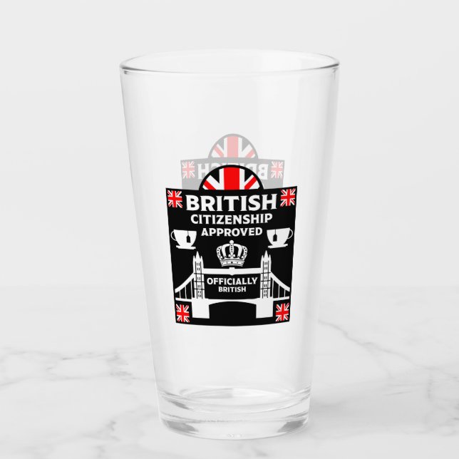 Geschenke für die britische Staatsbürgerschaft Glas (Vorderseite)
