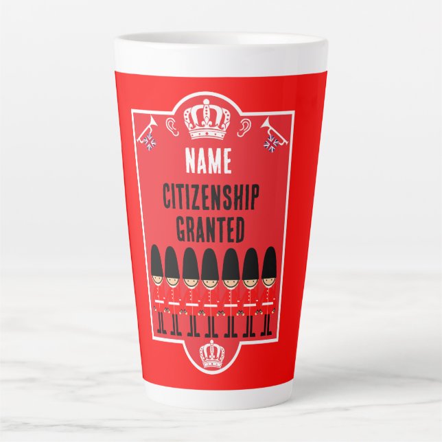 Geschenke für die britische Staatsbürgerschaft Milchtasse (Vorderseite)