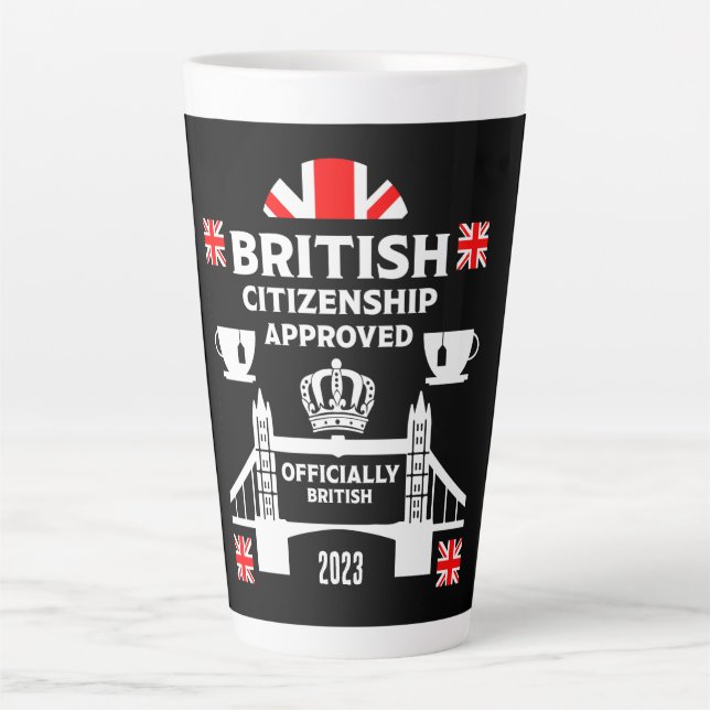 Geschenke für die britische Staatsbürgerschaft Milchtasse (Vorderseite)