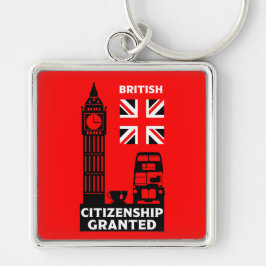 Geschenke für die britische Staatsbürgerschaft Schlüsselanhänger