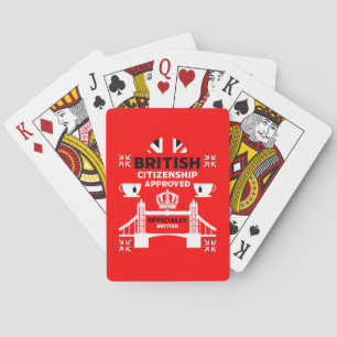 Geschenke für die britische Staatsbürgerschaft Spielkarten