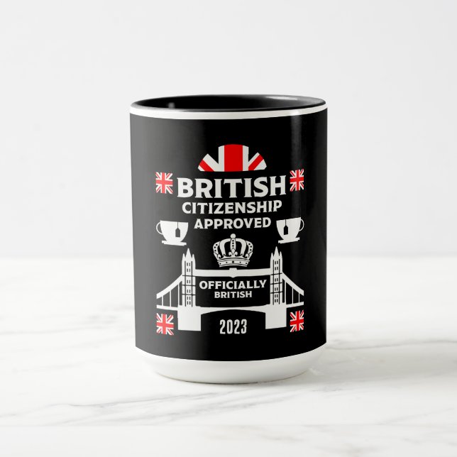 Geschenke für die britische Staatsbürgerschaft Tasse (Zentrum)