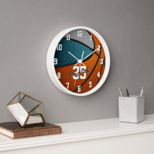 Geschenke für die Gestaltung des aquamarinen graue Uhr