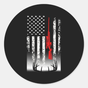 Geschenke für die Hirschjagd Runder Aufkleber