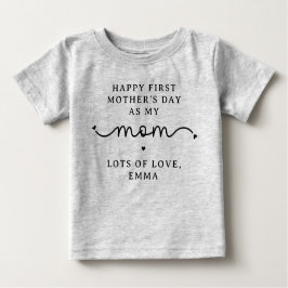 Geschenke für die Junge Mutter des Muttertags nach Baby T-shirt