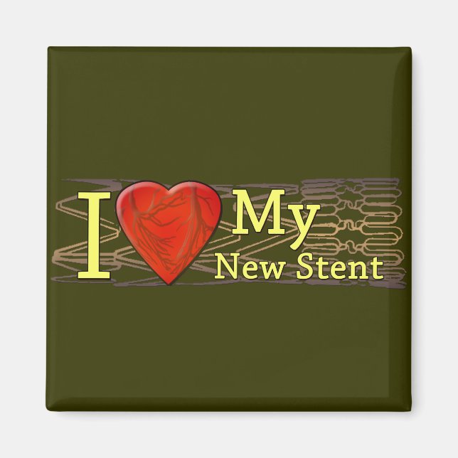 Geschenke für die kardiale Erholung | Stent T - Sh Magnet (Vorne)