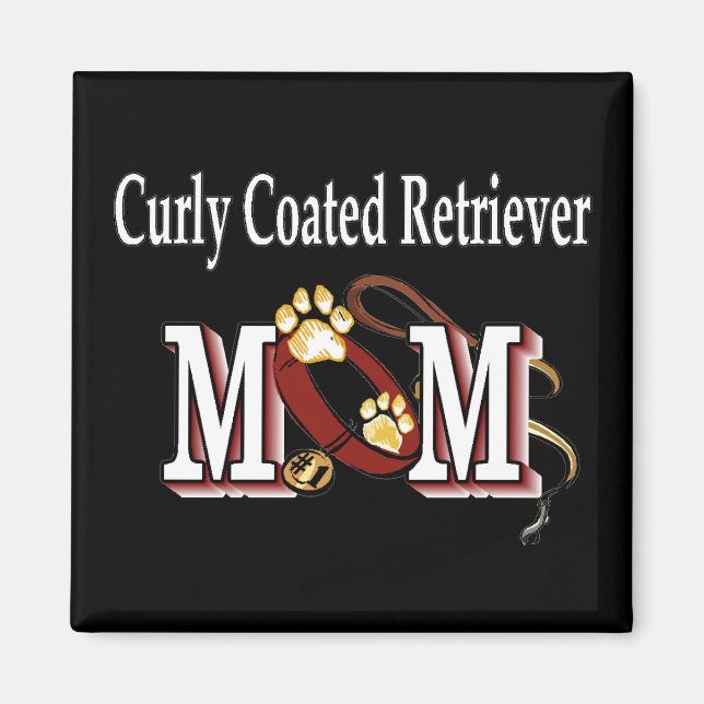 Geschenke für die Mama von geschweißtem Retriever Magnet (Vorne)
