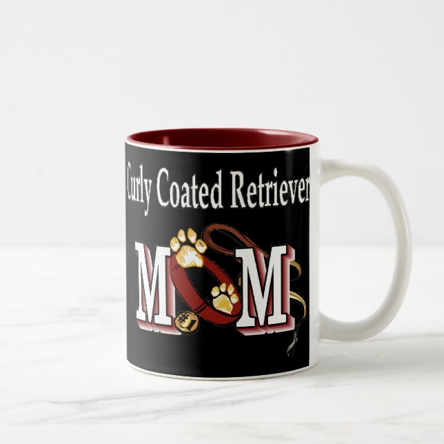 Geschenke für die Mama von geschweißtem Retriever Zweifarbige Tasse (Rechts)